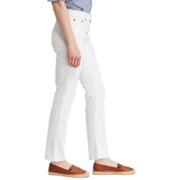 NWOT Women's Lauren Ralph Lauren Modern Straight Curvy Fit Jeans - Picture 6 of 7